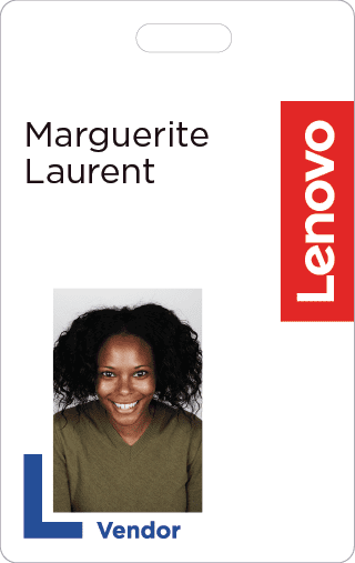 Lenovo Vendor badge example